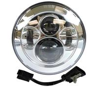 SPUFKGE Faro Delantero Motocicleta para Touring para Electra para Glide para Road para King para Softail para Noche para Tren Faro Proyector LED De 7 "Luz Antiniebla Paso 4,5"