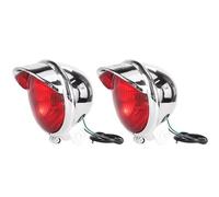 SPUFKGE Faro Delantero Motocicleta para Touring para Sportster para XL 883 1200 72 48 para Dyna para Softail Chrome Luces Antiniebla Universales para Motocicleta