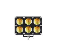 SPUFKGE Faro Delantero Motocicleta Universal 6/8/10 Lente Auxiliar Motocicleta Foco Luces Antiniebla Trabajo Bombilla Proyector Faro Lámpara Conducción Eléctrica Adicional 12V