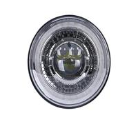 SPUFKGE Faro Principal Montaje Faros Delanteros Faro Led De 7 "para Lada Para Niva 4x4 Para Faros H4 7 Pulgadas Ojos De Ángel Para Jeep Para Wrangler Para Todoterreno(1pcs Sliver)