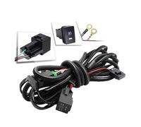 SPUFKGE Faros Trabajo 2 X Conjunto Luz Antiniebla Ojo Ángel Para Ford Para Focus MK2 MK3 2004-2015 Lente LED DRL Lámpara Conducción Antiniebla 30W H11 12V Lámpara Conjunto(Harness Wire)