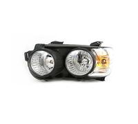 SPUFKGE Faros Trabajo Faro Antiniebla Parachoques Delantero Coche, Lámpara Señal Giro, Conjunto Faros Para Chevrolet Para AVEO 2011 2012 2013 96831061 96831602 Lámpara Conjunto(Black Circle-Left)