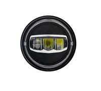 SPUFKGE Faros Trabajo Faro Led De 7 Pulgadas Para Coche, Luz De Giro Ámbar DRL Halo Para Lada, Para Niva 4X4 Lámpara Conjunto(One piece)