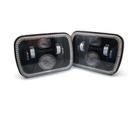 SPUFKGE Faros Trabajo Faros Delanteros LED Cuadrados De 2 Piezas 7x6 5X7 Pulgadas Con Haz Alto Y Bajo H6054 6054 Faro Led Para GMC Para Savana 3500 Lámpara Conjunto