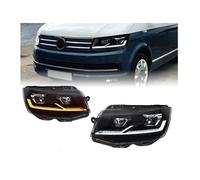 SPUFKGE Faros Trabajo Faros Delanteros LED DRL Para Coche Para VW Para Multivan T5 T6 (2014-2019) Intermitentes Luces Altas Proyector Accesorios 2 Unidades Lámpara Conjunto