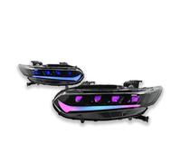SPUFKGE Faros Trabajo Luces Coche Para Accord RGB 2018 2019 2020 2021-2022 Faros Delanteros LED Proyector Luz Circulación Diurna Lámpara Conjunto(White Demon Eye)