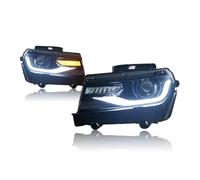 SPUFKGE Faros Trabajo Para Chevrolet Para Camaro Lighting 2014-2015 5.ª Generación Luces Giro Secuenciales Conjunto Faros Delanteros LED Lámpara Delantera Lámpara Conjunto