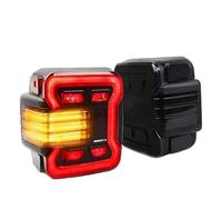 SPUFKGE Faros Traseros Luz Trasera 2 Uds Luces Traseras LED Versión Europea Freno Inverso Señal De Giro Para Jeep Para Wrangler JK 2007-2014 2015 2016 2017(EUROPEAN VERSION)