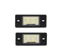 SPUFKGE Luces Matricula LED Lámpara Luz De Placa Matrícula LED para VW para Tiguan 07-11 para Touareg Mk1 02-10 para Passat B5.5 para Golf 4/5 Wagon Sin Errores 2 Uds. LED Luz Matrícula Coche