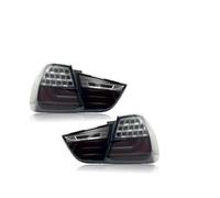 SPUFKGE Luces Traseras Remolque Conjunto Luces Traseras LED Para Serie 3 E90 I318 I320 2005-2012 Parpadeo Agua Plug And Play(Red Black 2005-2018)