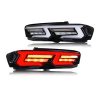SPUFKGE Luces Traseras Remolque Para Chevrolet Para Chevy Para Camaro 2019-2024 ZL1 SS LT Animación Arranque Señal Dinámica Conjunto Luces Traseras Luces Traseras LED