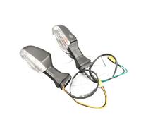 SPUFKGE Motocicleta Faro Kit Para NINJA 650 Para NINJA650 Para ER6N Para ER-6F Para Z800 1000 Luz Indicadora Señal Giro Delantera/trasera Lámpara Intermitente(Naranja)