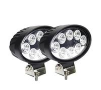 SPUFKGE Para Todoterreno Para John Para Deere Pulverizador Kubota Para Toyota Equipo Agrícola Sembradora Tractor Oval LED Trabajo Lámpara Principal Faros Delanteros Coche