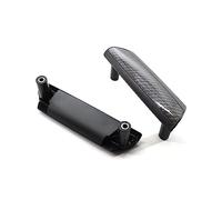 SPUFKGE Puxadores Porta Interior Automóvel 1 Par Para VW Transporter T5 Multivan 2010-2012 2013 2014 2015 Cubierta Manija Interior Puerta Coche Izquierda Delantera Derecha(Carbon fiber color)