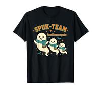 SPUK-Team Familienausgabe Humor Fantasmal Anuncio Espeluznante Camiseta