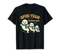 SPUK-Team Familienausgabe Humor Fantasmal Anuncio Espeluznante Camiseta gráfica económica, Hombre, Negro, S