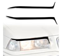 Spulhc 2 uds ABS ceja para Faro de Coche para BMW E36 1992-1998, Tapa de Ojo de Faro, Cubierta de ceja, Cubiertas de párpados,A-Black
