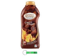 Spuma di Sciampagna Ammorbidente Concentrato Carezza d'Argan - Suavizante concentrado con argán, 30 lavados 600 ml + llavero Beni Culinari gratuito (12 unidades)