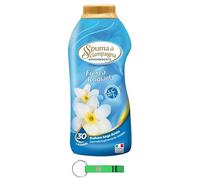 Spuma di Sciampagna Ammorbidente Concentrato Fresca Rugiada - Suavizante concentrado para 30 lavados 600 ml + llavero Beni Culinari gratuito (12 unidades)
