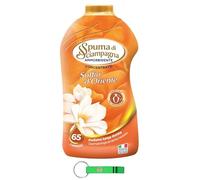 Spuma di Sciampagna Ammorbidente Concentrato Soffio d'Oriente - Suavizante concentrado para 65 lavados 1300 ml + llavero Beni Culinari gratuito