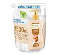 Spuma Di Sciampagna Ecorecarga - Jabón líquido de manos con leche de almendra y manteca de karité, 1500 ml
