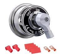Spurtar Desconectador de Bateria Coche 200A Interruptor de Batería On-Off | 12V 24V 48V DC corte de corriente Kill Switch para camiones, cabrestantes, ATV, RV y barcos