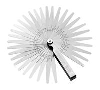 Spurtar Galgas de Espesores 32 Cuchillas 0,03-1,00mm/0,001-0,04" de Dobles Métrica Imperial Herramienta y Marcadade medición de Calibre para medir Ancho o Espesor de la Brecha