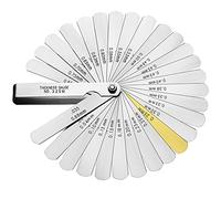 Spurtar Galgas de Espesores 32 Cuchillas Galgas Reglaje Valvulas Dobles Métrica Marcada y Herramienta de Medición Imperial Gap para motor válvula guitarra - 0,04-0,88 mm