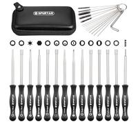 Spurtar Kit Herramientas Ajuste Carburador 2 Tiempos, 21 Piezas para Sierras, Motosierras y Desbrozadoras Husqvarna Stihl Echo, Herramientas Moto Sierra Carb Kit Ajuste Carburador