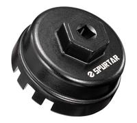 Spurtar Llave de filtro de aceite para Toyota 6 ranuras, 14 ranuras, herramienta de extracción de filtro de aceite de 64 mm para Corolla, Prius, Prius Prime, Prius V, Matrix, CT200h, Scion iM/iQ/xD