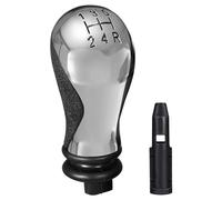 Spurtar Pomo Palanca de Cambios 5 Marchas Velocidad Palanca de Cambios Coche para Citroen C5 01-08 Xsara Picasso 1999-2008 Negro Cromo Brillante OE 2403Y8