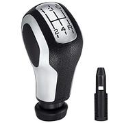 Spurtar Pomos de Palanca de Cambios 5 Velocidades Manual Palanca de velocidad del coche para Peugeot 206 207 208 306 307 308 1007 3008 para Citroen C1 C2 C3 C4 con Adaptador