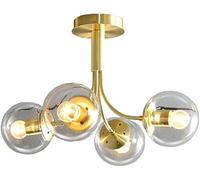 Sputnik Chandelier Modern - E27 LED Pendant Lighting Lights Chandelier Ceiling Light Gold Compatible with Living Room,Kitchen,Bedroom,Dining Room,Lustre