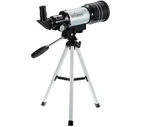 SPUZZO Telescopios Telescopios refractivos Telescopio de Viaje de Calibre 70 Reflector de refracción Multifuncional monocular portátil 150X con trípode for Acampar