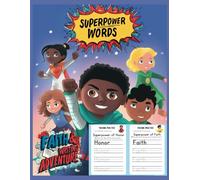 SPV Kids Superpower Words A-Z: A Christian Handwriting, Coloring & Character-Building Workbook for Kids