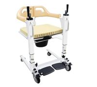 SPXMQSS Gruas para Personas Mayores, Silla de Ruedas Minusvalidos, BañO Sillas De Ruedas,Silla De BañO con Inodoro, 180 ° De FáCil Apertura Y Cierre
