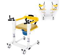 SPXMQSS Gruas para Personas Mayores, Silla de Ruedas Minusvalidos, Elevador para Silla de Ruedas, Baño Sillas de Ruedas con Asiento Dividido En 180°