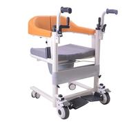 SPXMQSS Gruas para Personas Mayores, Silla Discapacitados, Silla Elevadora para Traslado de Pacientes, Silla con Inodoro de Cabecera con Asiento Dividido 180°