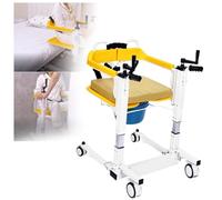 SPXMQSS Gruas para Personas Mayores, Silla Ruedas, Elevador de Transferencia Portátil, Silla de Ducha Multifunción con Asiento Dividido en 180 °