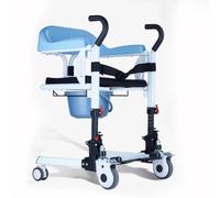 SPXMQSS Silla Ruedas, Grua Para Enfermos, Silla de Traslado Elevador Pacientes, Silla De Transferencia Portátil, Asiento Dividido En 180 °