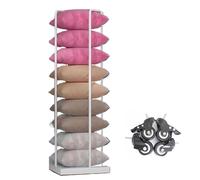 SPXTOM Throw Pillow Storage Rack, Commercial Rolling Cushion Holder, for Retail Store/Bedroom/Living Room, with Wheels 换