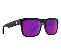 SPY+ - Discord Slayco, Matte Black, Happy Bronze with Purple Mirror, Large, Sunglasses, Unisex, Adult