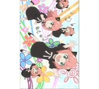 Spy Family Notebook: Spy Family Wide Ruled, 6x9, 120 Pages | Best gift for manga lovers, Perfect present for Anya fans & Anime lovers