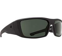 Spy Gafas de Sol Dirk, Sonnenbrille Dirk, Soft Matte Black-Happy Grey Green, Talla única