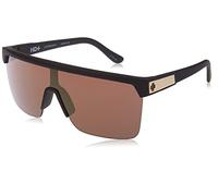 Spy Gafas de sol Optic Flynn 50/50, gafas de sol con escudo semirriante, lentes de color y contraste para mejorar, (25 Anniv Matte Black Gold), Talla única