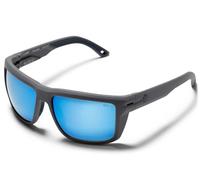 Spy Optic Overhaul - Gafas de sol cuadradas polarizadas para hombre, color gris mate, 59 mm