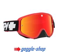Spy Woot Gafas Motocross MX Moto - Tira Rojo Spectre Lentes Espejo