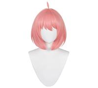 Spy x Family Anya Forger Cosplay Wig Heat Resistant Synthetic Hair Carnival Halloween Party Props
