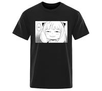 Spy x Family - Anya Heh Manga Male T Shirts Black S