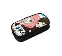 Spy X Family Durable Pen Pencil Case Big Storage Pen Pouch Bag for School Supplies Office College Teen Girls Adults